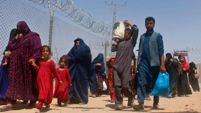 Der afghanisch-pakistanische Grenzübergang Chaman: Die UN ruft alle Nachbarländer Afghanistans dazu auf, Schutzsuchende aufzunehmen.