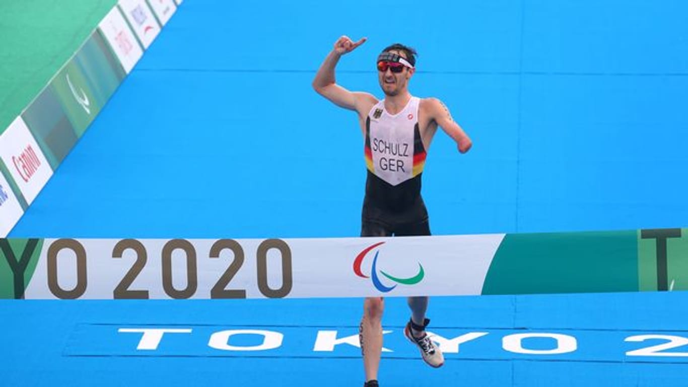 Triathlet Martin Schulz gewann bei den Paralympics die erste Goldmedaille für das deutsche Team.