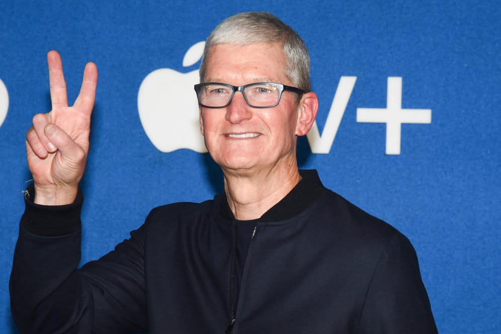 Apple-Chef Tim Cook (Archivbild): Cook hat einen Teil seiner Apple-Aktien verkauft und damit ordentlich Gewinn gemacht.