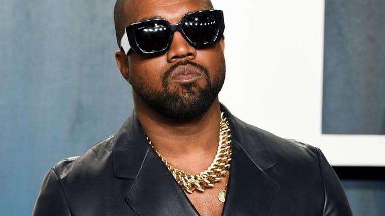Kanye West bei der Vanity Fair Oscar Party 2020.