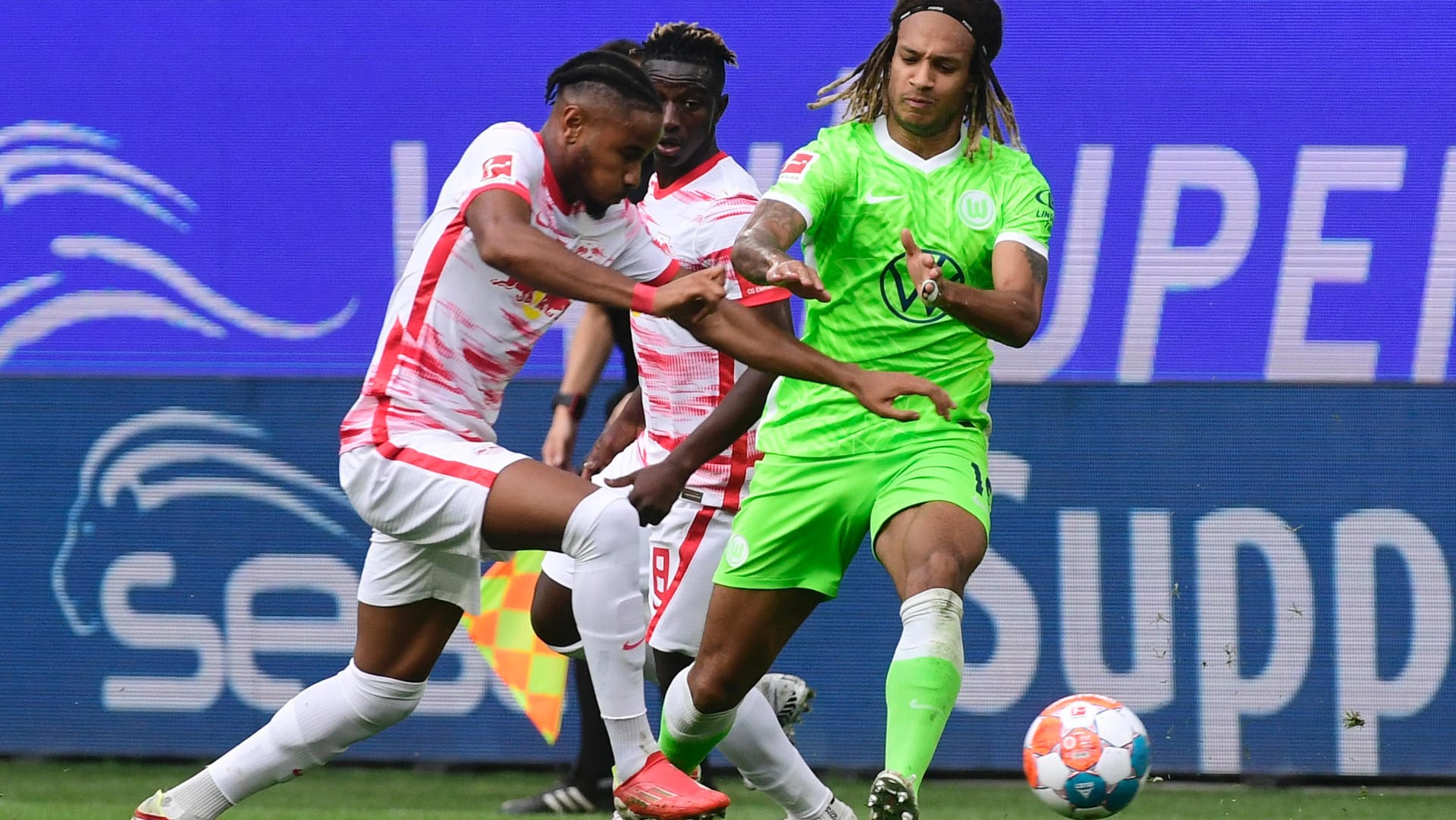 Bundesliga: Enge Partie in Wolfsburg.