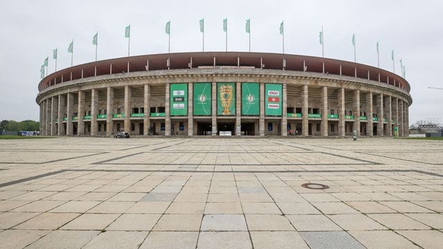 Der klassische Finalort des DFB-Pokalfinales: Das Berliner Olympiastadion.