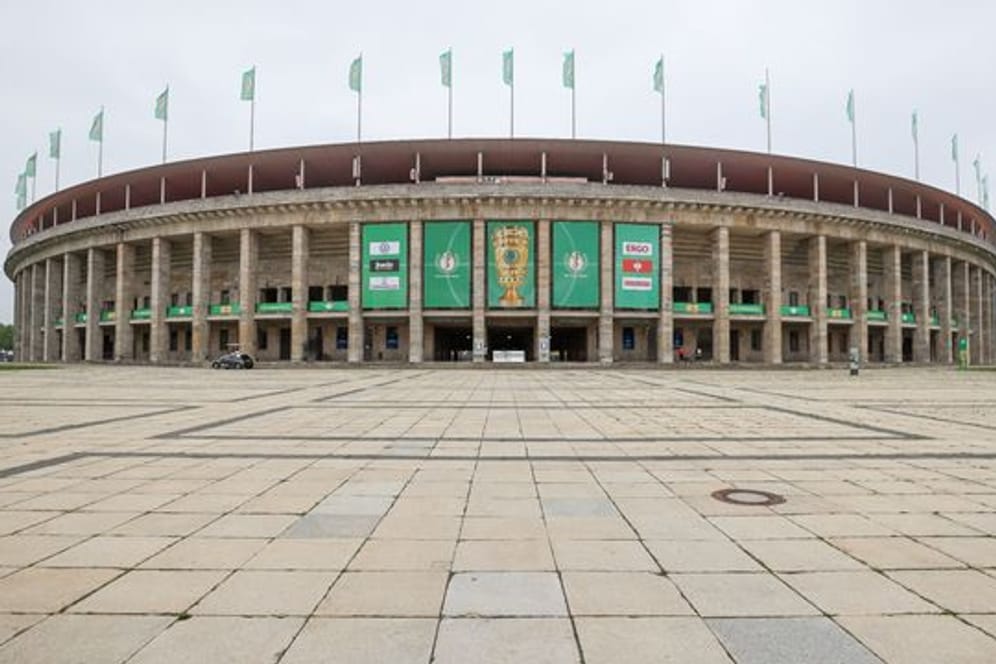 Der klassische Finalort des DFB-Pokalfinales: Das Berliner Olympiastadion.