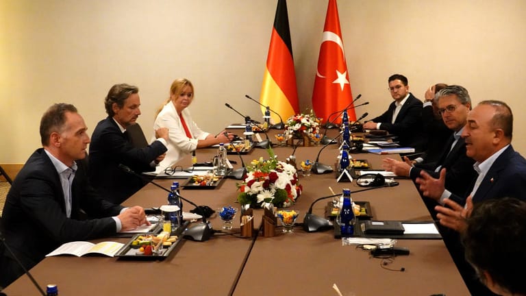 Heiko Maas auf Verhandlungstour beim türkischen Außenminister Mevlüt Cavusoglu.