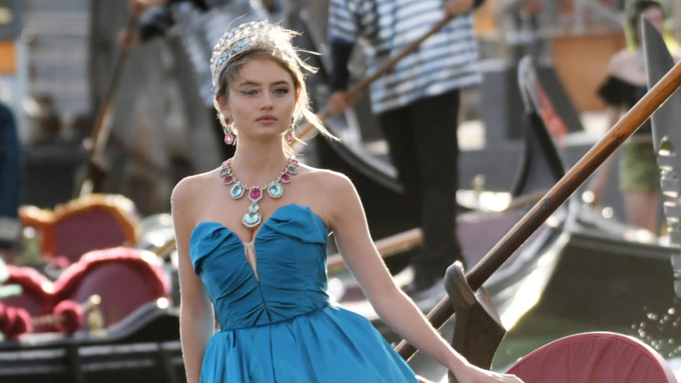 Leni Klum: Die 17-Jährige lief für Dolce & Gabbana über den Laufsteg.