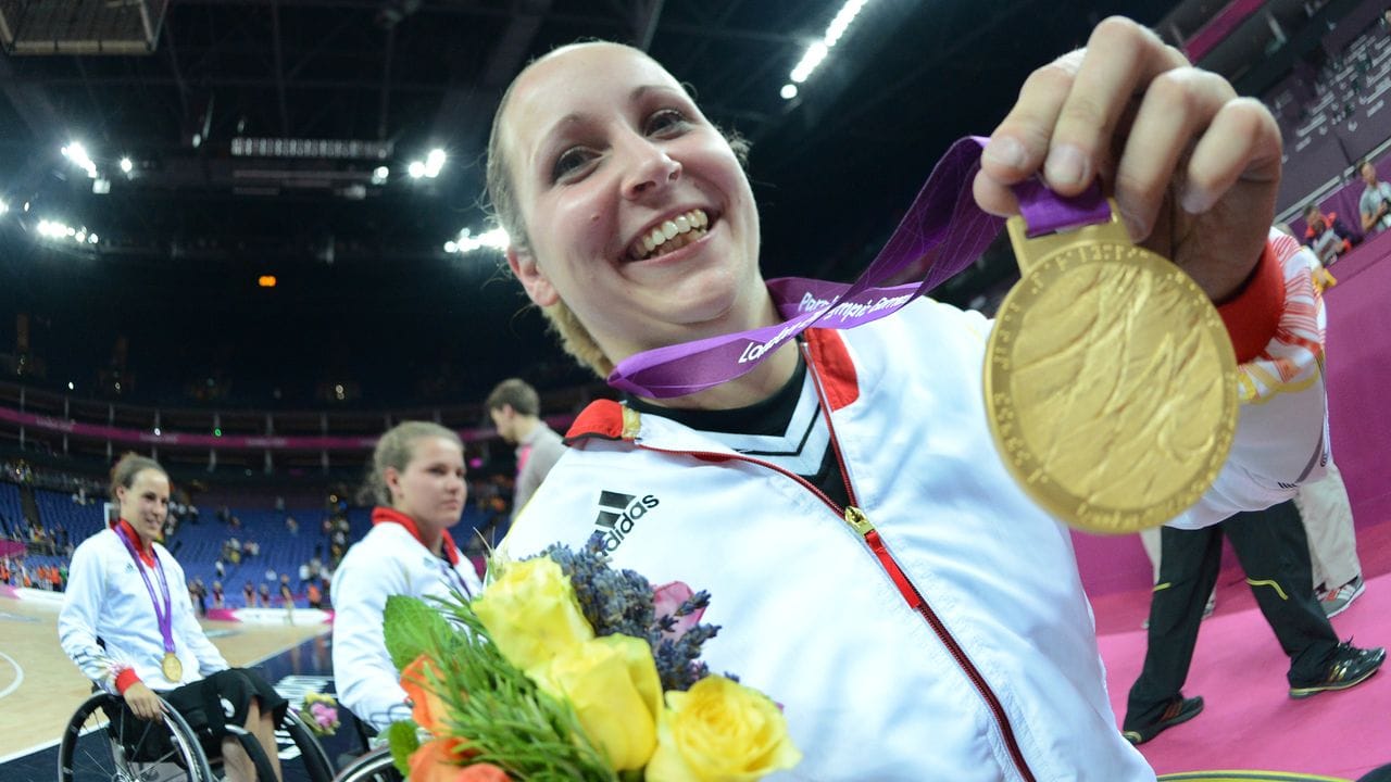 2012 gewann Annika Zeyen noch im Rollstuhlbasketball die Goldmedaille.