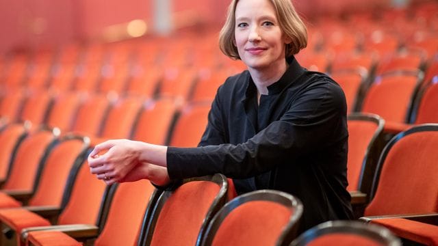 Joana Mallwitz im Staatstheater Nürnberg.