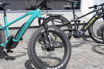E-Fahrräder: Auch manche Mountainbikes sind inzwischen elektronisch angetrieben.