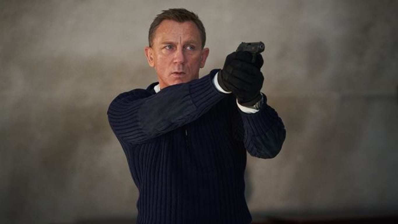 Daniel Craig als James Bond in der Szene eines Trailers zum James-Bond-Film "Keine Zeit zu sterben".