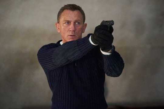 Daniel Craig als James Bond in der Szene eines Trailers zum James-Bond-Film "Keine Zeit zu sterben".