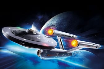 Das Playmobil-Modell der Raumschiff Enterprise: Das Spielzeug gibt es für knapp 500 Euro.