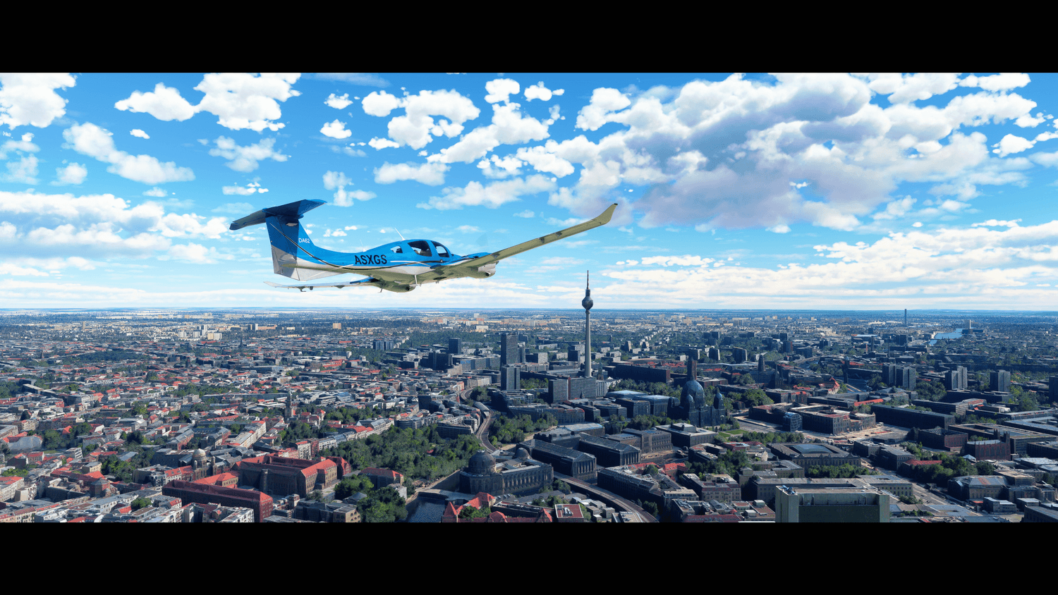 Ein Flug über Berlin. Ein Flug über Berlin.