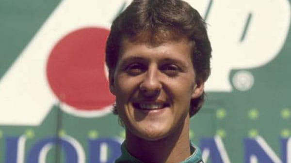 Ein neues Gesicht in der Formel 1. Michael Schumacher tritt 1991 erstmals in Rampenlicht.