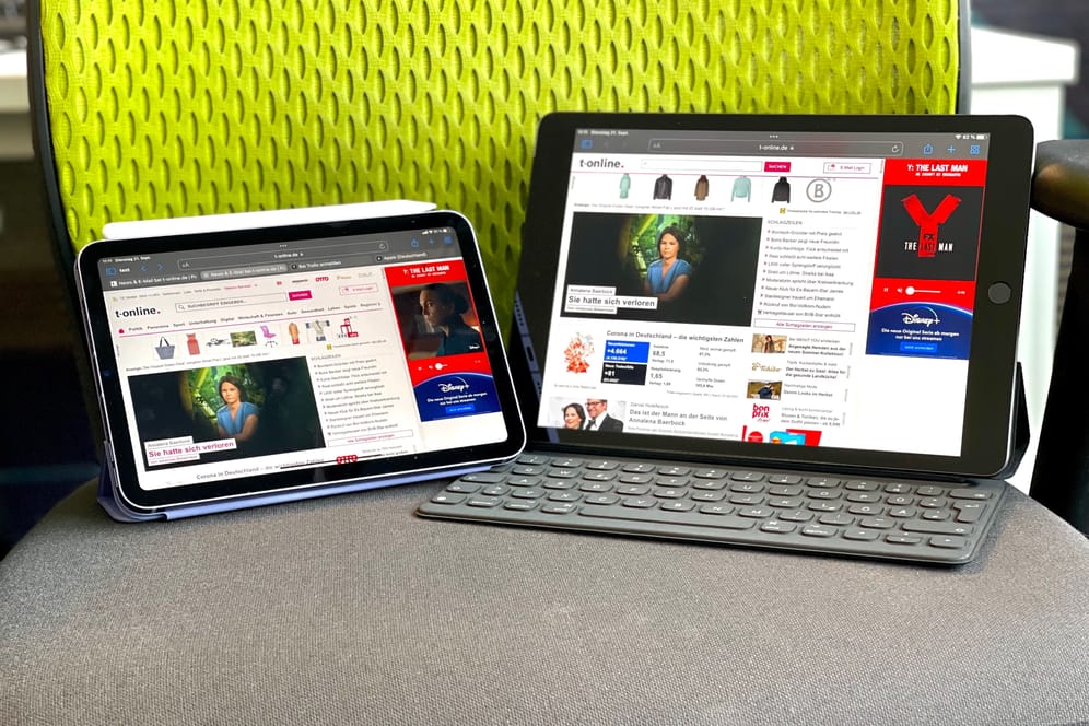 Das neue iPad mini (links) und das überholte iPad: Apple macht die Kleinen flott