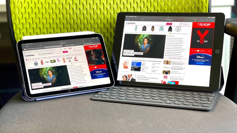 Das neue iPad mini (links) und das überholte iPad: Apple macht die Kleinen flott