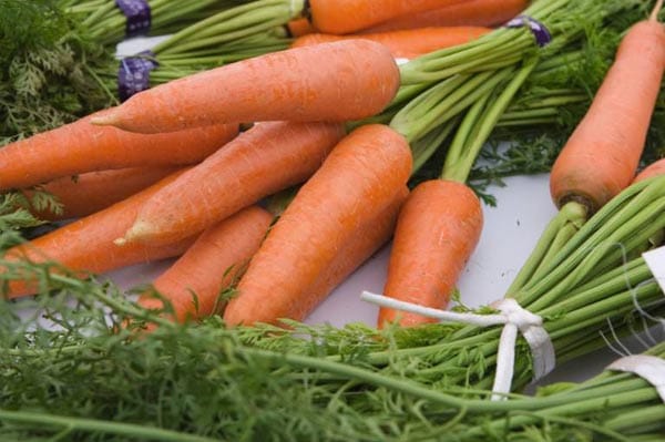 Lebensmittel für die Augen: Karotten sind reich an Beta-Carotin.
