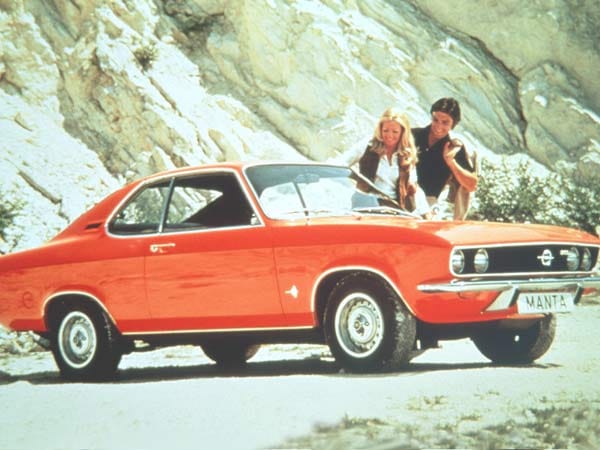 1970 kam die Coupé-Version des Opel Ascona auf den Markt: Der Opel Manta war der Konkurrent des Ford Capri. (