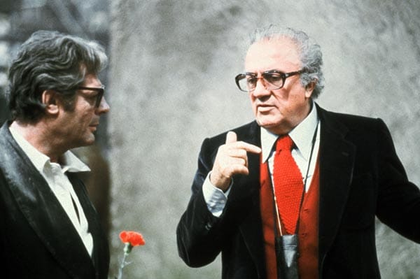 Federico Fellini und Marcello Mastroianni in "Stadt der Frauen" (