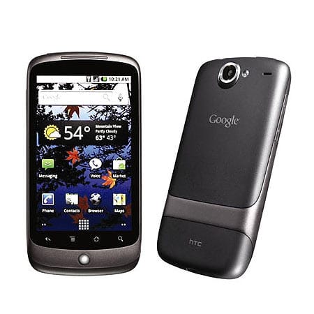 Das Google-Handy Nexus One überzeugt nur beim Dauersurfen, weder im Standby noch beim Telefonieren hält der Akku lange. (Akkulaufzeiten im Detail: Musik: 18:49 h; Surfen: 6:03 h; Telefonieren: 3:22 h, Standby: 12 Tage)
