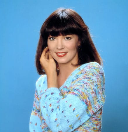 Studioaufnahme aus den 1980er Jahren: Iris Berben war mit diesem Pullover tatsächlich voll im Trend. (