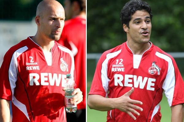 Internationaler Zweikampf auf der rechten Abwehrseite des 1. FC Köln: Der Slowene Miso Brecko und der brasilianische Außenverteidiger Andrézinho duellieren sich um einen Stammplatz. (Fotos: imago, Kombo: t-online.de) Internationaler Zweikampf auf der rechten Abwehrseite des 1. FC Köln: Der Slowene Miso Brecko und der brasilianische Außenverteidiger Andrézinho duellieren sich um einen Stammplatz. (Fotos: imago, Kombo: t-online.de)