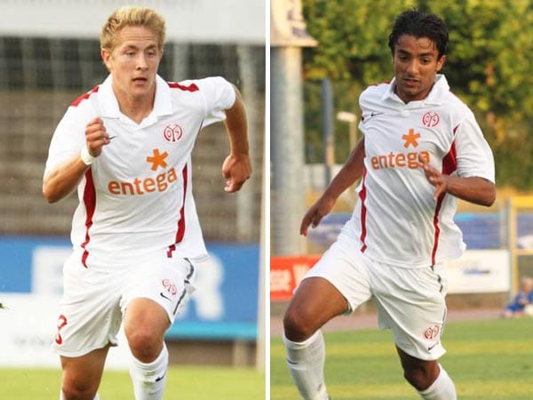 Zwei Neuzugänge beim Karnevalsverein aus Mainz: Lewis Holtby (li.) und Sami Allagui sollen die Offensive der Rheinhessen verstärken. Holtby ist für den Platz auf der rechten Außenbahn vorgesehen. Dort könnte auch Allagui spielen, der in der Sturmmitte wohl nicht an Aristide Bancé vorbeikommen wird. (Fotos: imago, Kombo: t-online.de) Zwei Neuzugänge beim Karnevalsverein aus Mainz: Lewis Holtby (li.) und Sami Allagui sollen die Offensive der Rheinhessen verstärken. Holtby ist für den Platz auf der rechten Außenbahn vorgesehen. Dort könnte auch Allagui spielen, der in der Sturmmitte wohl nicht an Aristide Bancé vorbeikommen wird. (Fotos: imago, Kombo: t-online.de)