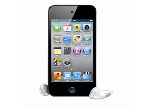 Die neueste Version des iPod touch hat den A4-Prozessor des iPhone 4 und auch dessen hochauflösendes Retinadisplay. (