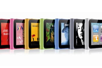 Den iPod nano gibt es in sieben verschiedenen Farben. (