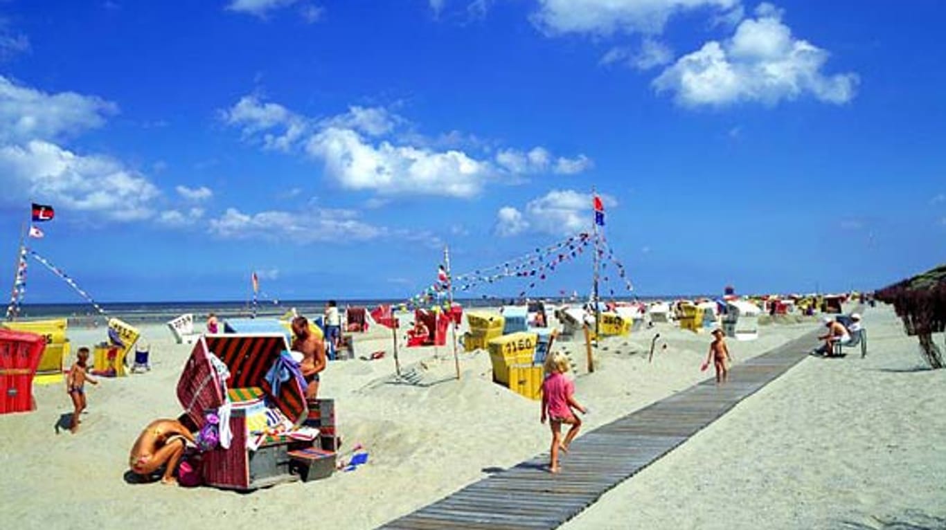 Strand von Langeoog. (
