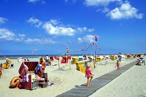 Strand von Langeoog. (