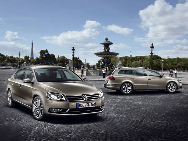 Der neue VW Passat. Vorgestellt wurde das neue Modell als Limousine und Kombi auf dem Pariser Autosalon 2010. (