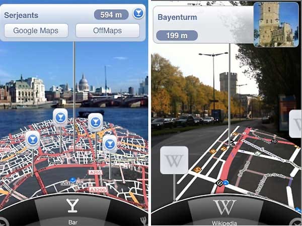Augmented-Reality-App "Ubique" (Quelle: App Store)
