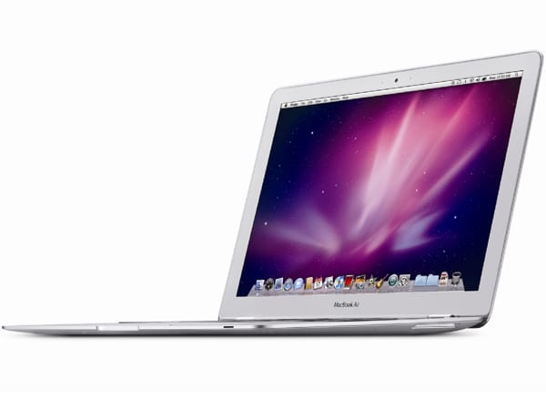 Das Gehäuse des MacBook Air ist aus einem einzigen Stück Aluminium gefräst. (