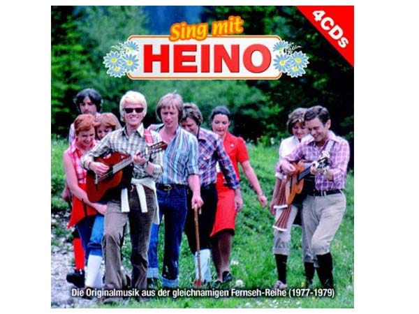 Das Wandern ist des - Heinos Lust? Die Fernseh-Reihe "Sing mit Heino", die von 1977 bis 1979 im ZDF zu sehen war und in der Heino bisweilen den Gitarre spielenden Wanderlotsen gab, ist aus unerklärlichen Gründen bis heut nicht wiederholt worden. Dafür erschien 2008 für alle, die es doch so schön fanden, eine vierteilige CD-Box mit dem Besten von damals. (