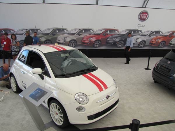 Tuningmesse SEMA 2010: Auch Kleinwagen wie der Fiat 500 werden nicht ausgespart. (