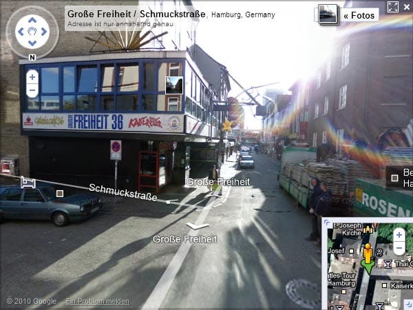 Hamburg: Die Große Freiheit im Blick der Google-Kameras (