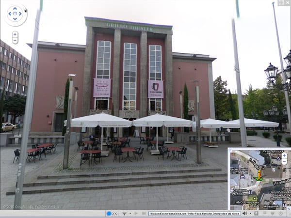 Das "Grillo THeater", das Schauspielhaus in Essen. (Screenshot: t-online.de)
