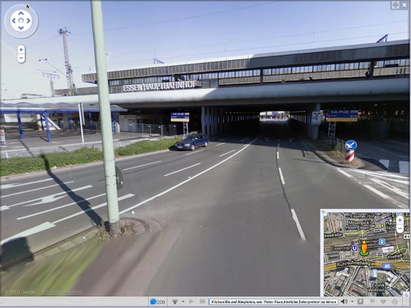 Nicht unbedingt hübsch, der Hauptbahnhof in Essen. (Screenshot: t-online.de)