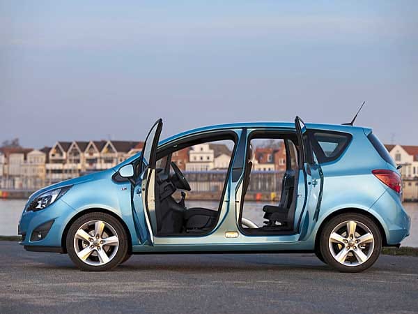 Auffällig ist beim Opel Meriva vor allem das Türenkonzept "FlexDoors". Es ist allerdings im Alltag nicht immer praktisch. (