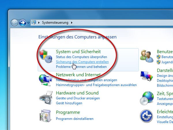 Windows 7 - Checkliste (Screenshot: t-online.de)