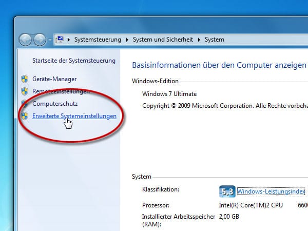 Windows 7 - Checkliste (Screenshot: t-online.de)