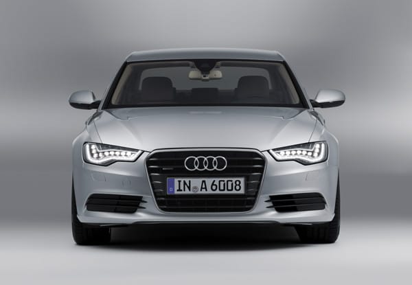 Der Audi A6 übernimmt Design-Elemente der großen Brüder A7 und A8. (