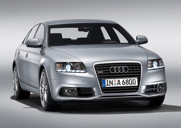 2004 bis 2010 wurde der Audi A6 mit dem Kürzel C6 gebaut - im Bild schon das Faceliftmodell ab 2008. (