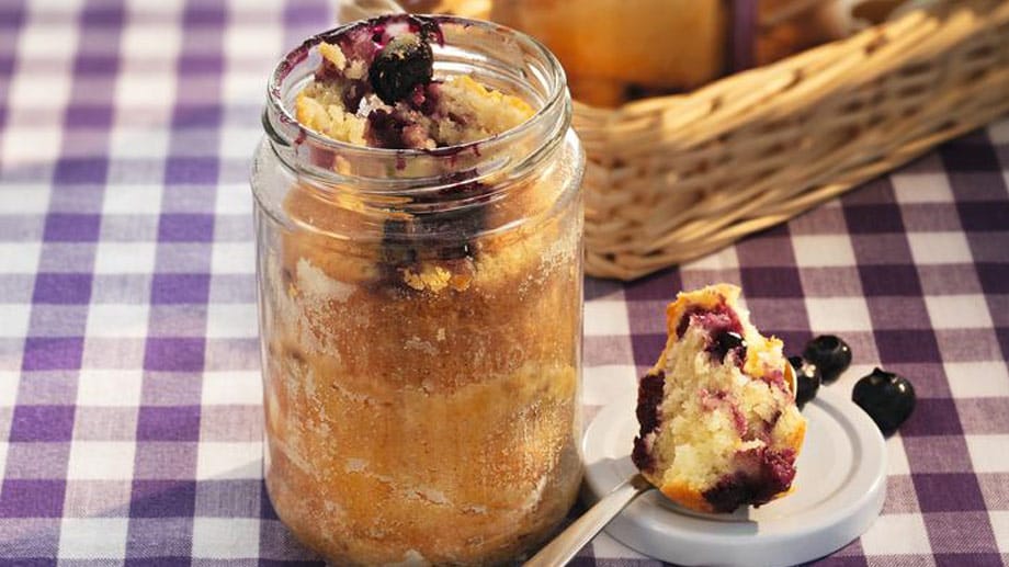 Kuchen: Die kleinen Kuchen im Glas sind auch ein tolles Geschenk.