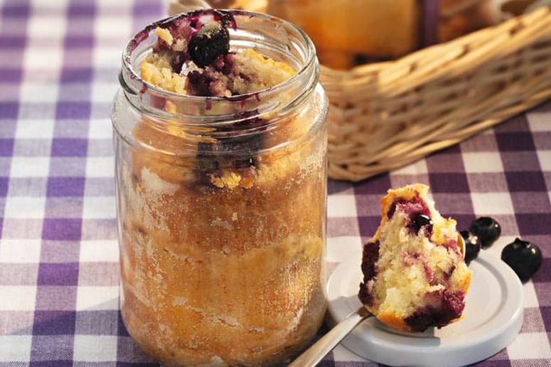 Kuchen: Die kleinen Kuchen im Glas sind auch ein tolles Geschenk.