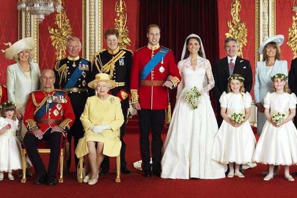 Kate und die königliche Familie.