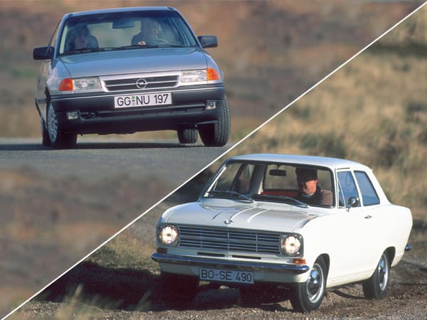 1962 - Opel Kadett: Der Kadett war das Kompaktklassemodell der Adam Opel AG und damit direkter Konkurrent des VW Golf. Im Jahr 1991 erfolgte die Umbenennung in Astra. Derzeit ist er in der zehnten Generation erhältlich. Beide Modelle haben den Ruf des "ewigen Zweiten", da der Golf in der Zulassungsstatistik schon lange uneinholbar Platz eins belegt. (
