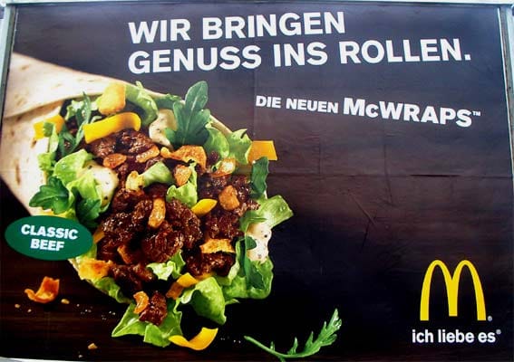 Platz 5: McDonald’s McWraps (