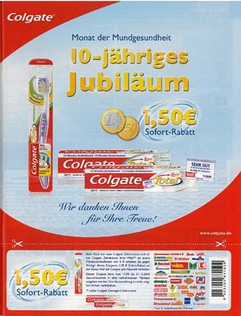 Platz 10: Colgate Total ( Platz 10: Colgate Total (