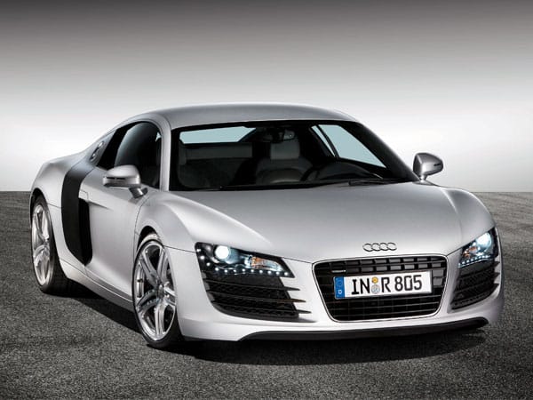 Der Audi R8 macht seinem Namen alle Ehre. Er wurde nach dem Le-Mans-Rennprototyp R8 benannt. (